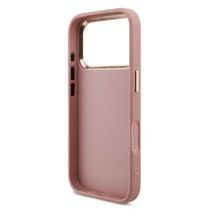 iPhone 17 Pro Kılıf Guess Orijinal Lisanslı 4G Büyük Metal Kamera Çerçeveli ve Logolu Glitter Kılıf