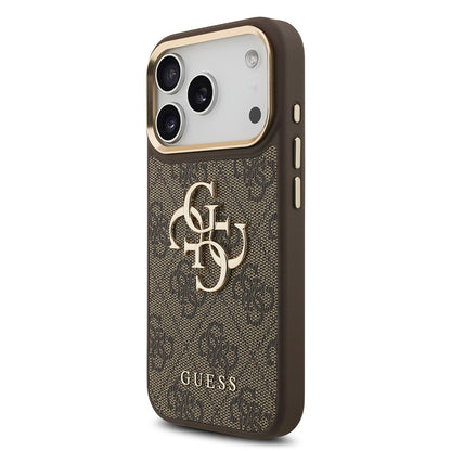 iPhone 17 Pro Kılıf Guess Orijinal Lisanslı 4G Büyük Metal Logolu Kalın Askılı Kılıf
