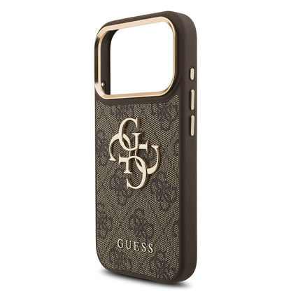 iPhone 17 Pro Kılıf Guess Orijinal Lisanslı 4G Büyük Metal Logolu Kalın Askılı Kılıf