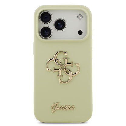 iPhone 17 Pro Kılıf Guess Orijinal Lisanslı Grained Yazı Logolu Kılıf