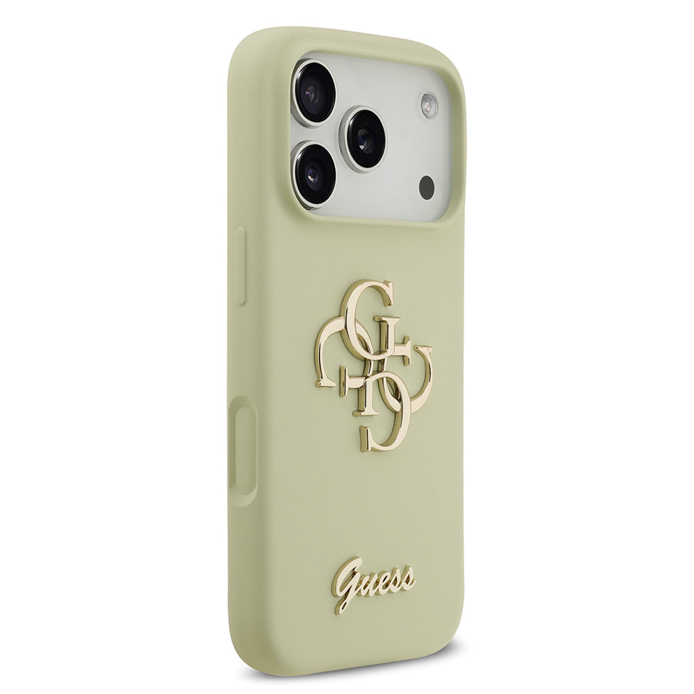 iPhone 17 Pro Kılıf Guess Orijinal Lisanslı Grained Yazı Logolu Kılıf