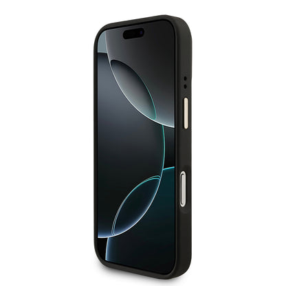 iPhone 17 Pro Kılıf Guess Orijinal Lisanslı M-safe Şarj Özellikli Askılı ve 4G Logo Kartlıklı Kılıf