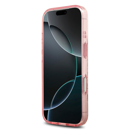 iPhone 17 Pro Kılıf Guess Orijinal Lisanslı M-safe Şarj Özellikli Flower Tonal Circle Kılıf