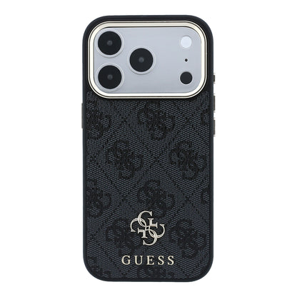 iPhone 17 Pro Kılıf Guess Orijinal Lisanslı M-safe Şarj Özellikli Small 4G Classic Logolu Kılıf