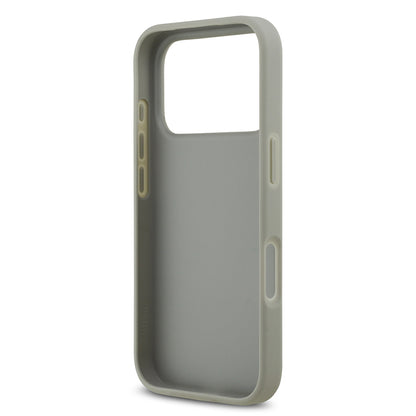 iPhone 17 Pro Kılıf Guess Orijinal Lisanslı Taşlı Arka Yüzey Üçgen Logolu Kılıf