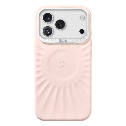 iPhone 17 Pro Kılıf Kabartma Tasarımlı Metal Kamera Çerçeveli Pynana Starlight Serisi Kılıf