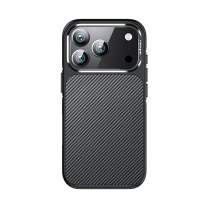 iPhone 17 Pro Kılıf Karbon Fiber Görünümlü Wlons Marin Kılıf
