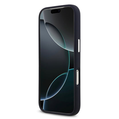 iPhone 17 Pro Kılıf Lacoste Orijinal Lisanslı M-safe Şarj Özellikli İkonik Logolu Metal Kamera Çerçeveli Silikon Kılıf