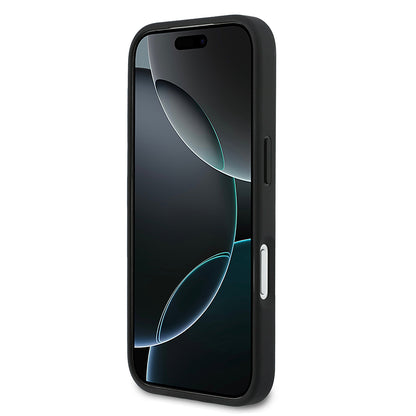 iPhone 17 Pro Kılıf Lacoste Orijinal Lisanslı M-safe Şarj Özellikli PU Deri Tasarımlı Kartlıklı Karışık Monogram Desenli Kılıf