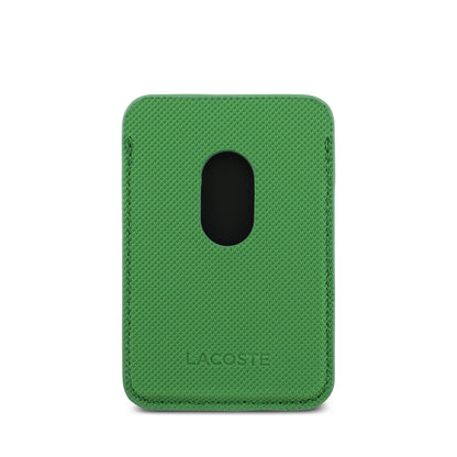 iPhone 17 Pro Kılıf Lacoste Orijinal Lisanslı M-safe Şarj Özellikli PU Pike Desenli Metal Logolu Kartlıklı Kılıf