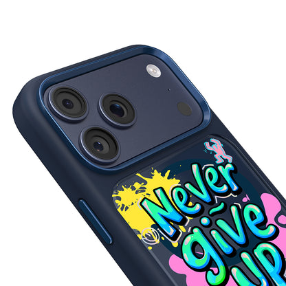 iPhone 17 Pro Kılıf M-safe Şarj Özellikli 3D Baskılı Tasarım Mutural Graffiti Serisi Kılıf