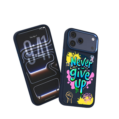 iPhone 17 Pro Kılıf M-safe Şarj Özellikli 3D Baskılı Tasarım Mutural Graffiti Serisi Kılıf