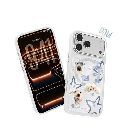 iPhone 17 Pro Kılıf M-safe Şarj Özellikli 3D Baskılı Tasarım Mutural The Dog Serisi Kılıf