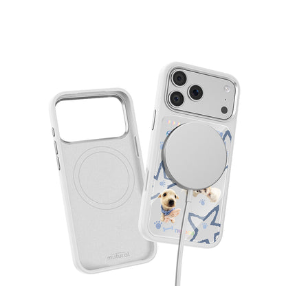 iPhone 17 Pro Kılıf M-safe Şarj Özellikli 3D Baskılı Tasarım Mutural The Dog Serisi Kılıf