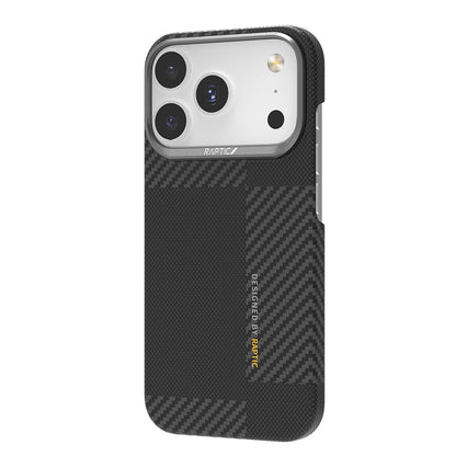 iPhone 17 Pro Kılıf M-safe Şarj Özellikli 600D Metal Kamera Çerçeveli Raptic Aramid Fiber Geotik Serisi Kılıf