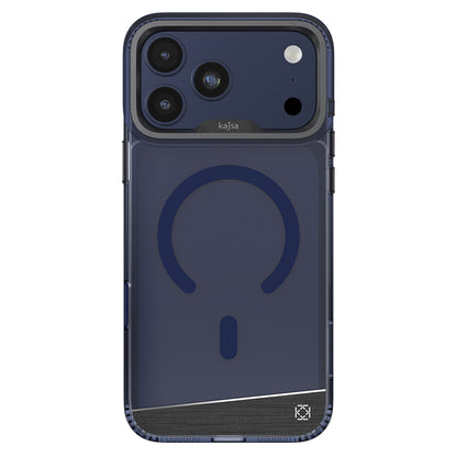 iPhone 17 Pro Kılıf M-safe Şarj Özellikli Airbag Tasarımlı O-Ring Şeffaf Kajsa Trans Alüminyum Shield Serisi Kılıf