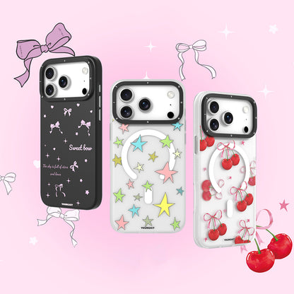 iPhone 17 Pro Kılıf M-Safe Şarj Özellikli Airbagli Çift Katmanlı Youngkit Sweathart Serisi Kılıf