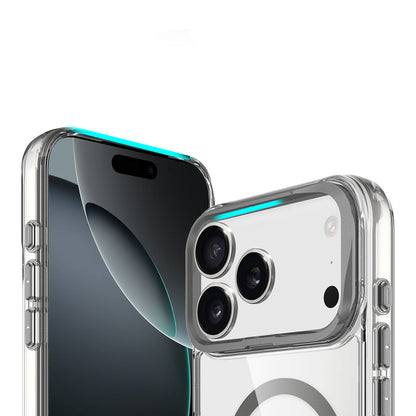 iPhone 17 Pro Kılıf M-safe Şarj Özellikli Airbagli Kamera Standlı Zore Azor Kılıf