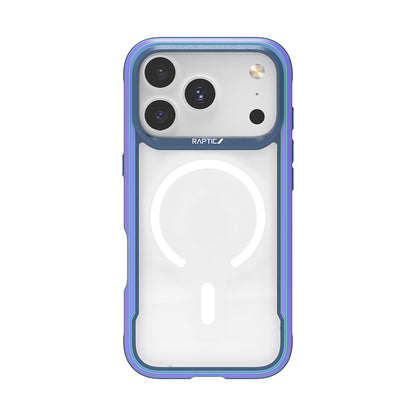 iPhone 17 Pro Kılıf M-safe Şarj Özellikli Airbagli Raptic Shield Serisi Şeffaf Arka Yüzey Kılıf