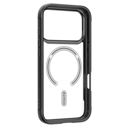 iPhone 17 Pro Kılıf M-safe Şarj Özellikli Airbagli Raptic Shield Serisi Şeffaf Arka Yüzey Kılıf