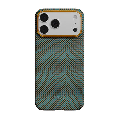 iPhone 17 Pro Kılıf M-safe Şarj Özellikli Aramid Fiber Pitaka Breath of Veins Serisi Kılıf