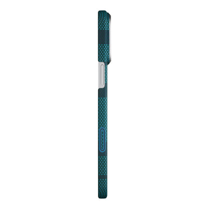 iPhone 17 Pro Kılıf M-safe Şarj Özellikli Aramid Fiber Pitaka Flora in Grid Serisi Kılıf
