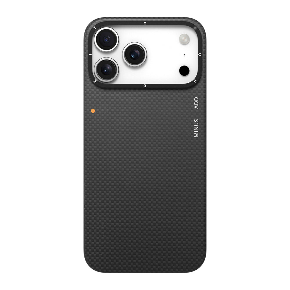 iPhone 17 Pro Kılıf M-safe Şarj Özellikli Aramid Fiber Youngkit 1500D Kevlar Extreme Wing Titanyum-Gold Serisi Kılıf