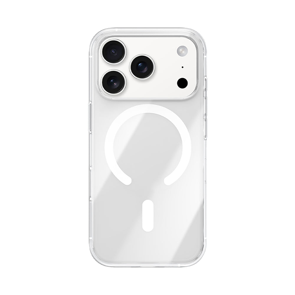 iPhone 17 Pro Kılıf M-safe Şarj Özellikli Benks Crystal Serisi Şeffaf Kılıf