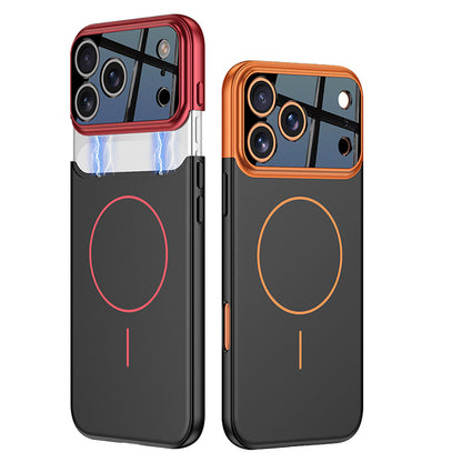 iPhone 17 Pro Kılıf M-safe Şarj Özellikli Çift Parçalı Zore Napoli Kılıf