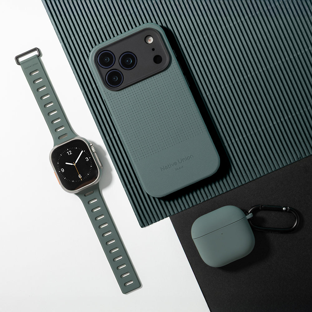 iPhone 17 Pro Kılıf M-safe Şarj Özellikli Deri Dokulu Native Union 2025 Active Serisi Kılıf