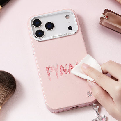 iPhone 17 Pro Kılıf M-safe Şarj Özellikli Deri Tasarımlı Pynana Starry Serisi Kılıf