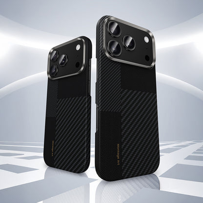 iPhone 17 Pro Kılıf M-safe Şarj Özellikli Karbon Fiber Benks Montage ArmorAir Kevlar Kılıf
