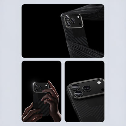 iPhone 17 Pro Kılıf M-safe Şarj Özellikli Karbon Fiber Benks Montage ArmorAir Kevlar Kılıf