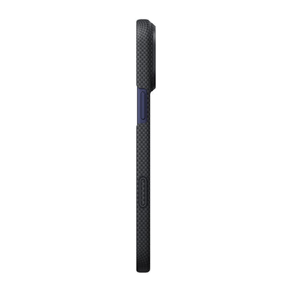 iPhone 17 Pro Kılıf M-safe Şarj Özellikli Lumintex Teknolojili Fosforlu Aramid Fiber Pitaka Tactile Woven Aries Serisi Kılıf