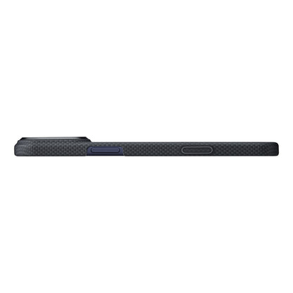 iPhone 17 Pro Kılıf M-safe Şarj Özellikli Lumintex Teknolojili Fosforlu Aramid Fiber Pitaka Tactile Woven Aries Serisi Kılıf