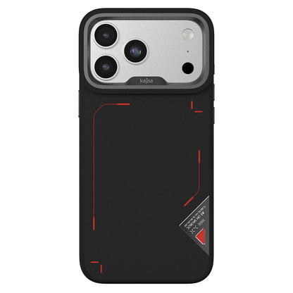 iPhone 17 Pro Kılıf M-safe Şarj Özellikli O-Ring Metal Kamera Çerçeveli Kajsa Matrix Collection Kılıf