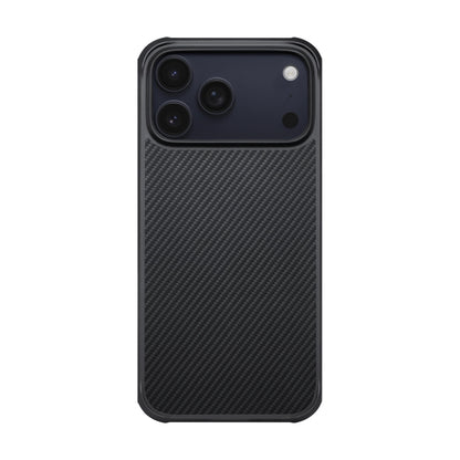 iPhone 17 Pro Kılıf M-safe Şarj Özellikli Pitaka Aramid Pro Guard Serisi Black-Gray Kılıf