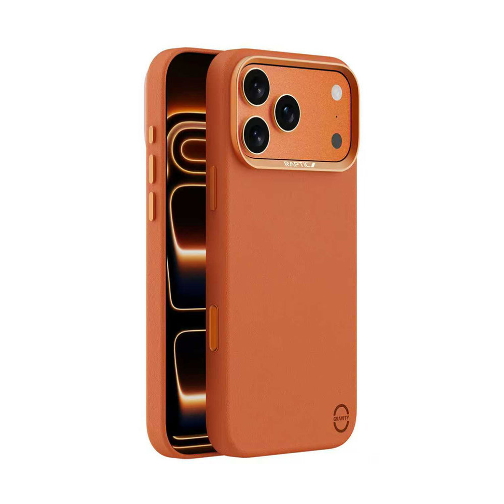 iPhone 17 Pro Kılıf M-Safe Şarj Özellikli Polimerik Deri Raptic Urban Nano Kılıf