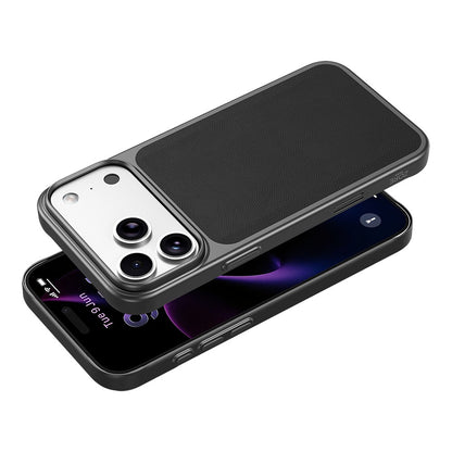 iPhone 17 Pro Kılıf M-Safe Şarj Özellikli PU Zore Paris Trexo Sert PC Kılıf