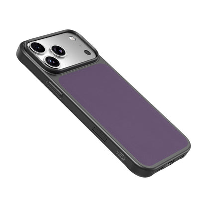 iPhone 17 Pro Kılıf M-Safe Şarj Özellikli PU Zore Paris Trexo Sert PC Kılıf