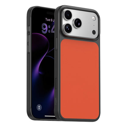 iPhone 17 Pro Kılıf M-Safe Şarj Özellikli PU Zore Paris Trexo Sert PC Kılıf