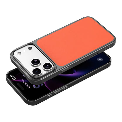 iPhone 17 Pro Kılıf M-Safe Şarj Özellikli PU Zore Paris Trexo Sert PC Kılıf