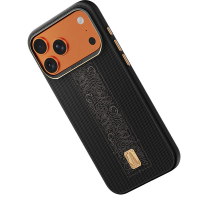 iPhone 17 Pro Kılıf M-safe Şarj Özellikli Raptic Aramid Dual Rise Serisi 24 Ayar Altın Kaplamalı Kılıf