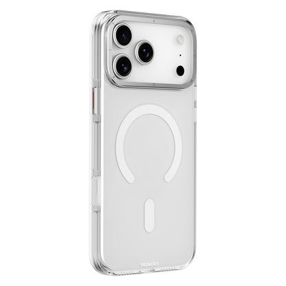 iPhone 17 Pro Kılıf M-safe Şarj Özellikli Şeffaf Youngkit Crystal Shield Serisi Kılıf
