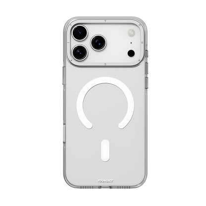 iPhone 17 Pro Kılıf M-safe Şarj Özellikli Şeffaf Youngkit Crystal Shield Serisi Kılıf