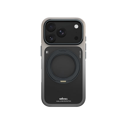 iPhone 17 Pro Kılıf M-safe Şarj Özellikli Sert PC Wlons Arvox Standlı Kılıf