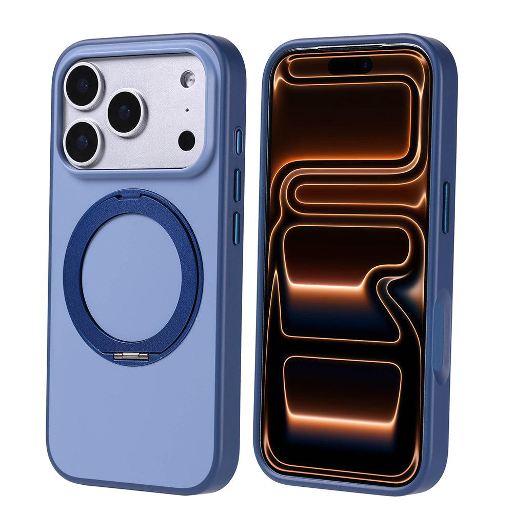 iPhone 17 Pro Kılıf M-Safe Şarj Özellikli Standlı Zore Proton Silikon Kılıf