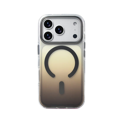 iPhone 17 Pro Kılıf M-safe Şarj Özellikli Transparan Renk Geçişli Zore Toros Kılıf