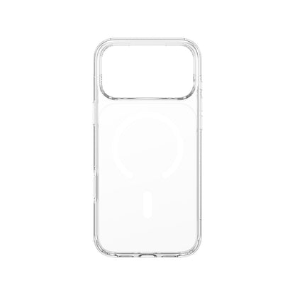 iPhone 17 Pro Kılıf M-safe Şarj Özellikli Wiwu CS-202 Crystal Shield Pro Serisi Anti Yellowing Sert PC Kılıf