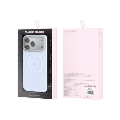 iPhone 17 Pro Kılıf M-safe Şarj Özellikli Wiwu Magic Merry Blossom Drift Serisi Kılıf